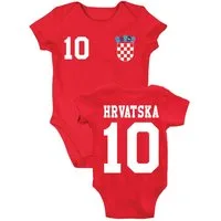Youth Designz Kurzarmbody Kroatien Kinder Baby Body Strampler mit trendigem Motiv