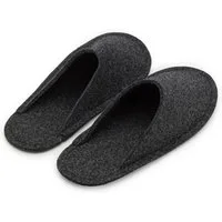 Pantoffelmann Gästepantoffel Filzsohle Filzpantoffel faltbar Pantoffel Hausschuhe Pantoffel (1 Paar) Filzpantoffeln, Gästepantoffel besonders leicht