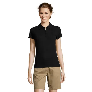 SOLS - "People" Poloshirt für Damen (Schwarz)