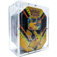 DragonCollect Sammelkarte Acryl Case passend für Pokemon Tin Box TCG Acrylic Cases Schutzbox, Acryl Case für Pokémon Standard TIN Box