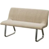 HTI-Living Polsterbank Bank 3-Sitzer Taupe Emrys (Stück, 1-St., 1 Sitzbank), Esszimmerbank Küchenbank
