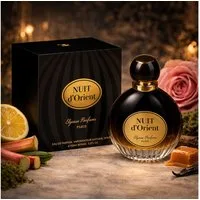 Elysees Fashion Paris Eau de Parfum Nuit D’Orient Damenduft Orientalisch, Süß, aus Paris 100 ml, Hergestellt in Paris, Langanhaltend, Rosig, Cremig, Sinnlich