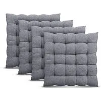 Bestlivings Stuhlkissen Stuhlauflage 40x40cm, Sitzkissen (1 - 4 Stück) - Hochwertiges Polsterkissen Baumwolle
