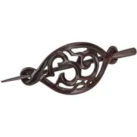 Guru-Shop Haarspange Ethno Holz Haarspange mit Stab, Boho..