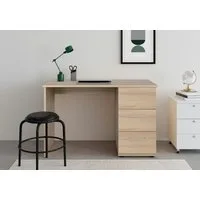 VOGL Möbelfabrik Schreibtisch Tobi, mit 3 Schubkästen, optional mit Tastaturauszug, Breite 115 cm