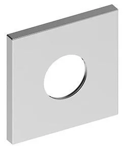 Keuco Wandrosette IXMO 59556, für Ab- und Umstellventile,eckig,105x105mm,verchromt, 59556010092 59556010092