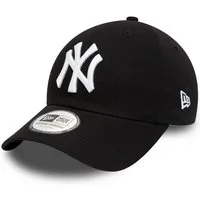 New Era Baseball Cap New York Yankees MLB League Essential Black 9Twenty Casual Classics Ca (1-St)