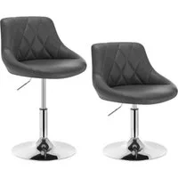 Woltu Barhocker (2 St), Barsessel Relaxsessel Loungesessel höhenverstellbar