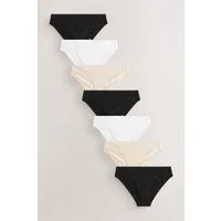 Next Bikinislip Bikini-Slips mit hohem Baumwollanteil, 7er-Pack (7-St)