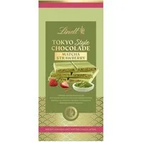 LINDT Schokolade, Lindt Tokyo Style Chocolade Tafel Matcha Strawberry Packung 145g