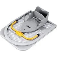 CkeyiN Pro Bügelbrett Tischplatte Bügeltisch kompakte,Platzsparender Faltbarer Bügeltisch, Bügelfläche 33x90 cm, Baumwollbezug, Platzsparend zusammenklappbar