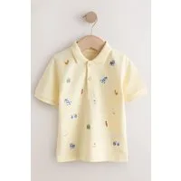 Next Poloshirt Kurzärmeliges Poloshirt mit Stickerei (1-tlg)