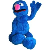 Sesamstrasse Handpuppe Grobi Hand-Puppe Sesamstrasse 75 cm Plüsch-Figur Kuschel-Tier