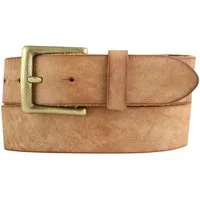 BELTINGER Ledergürtel Gürtel mit altmessing Gürtelschnalle aus weichem Vollrindleder 4 cm - (1-St)