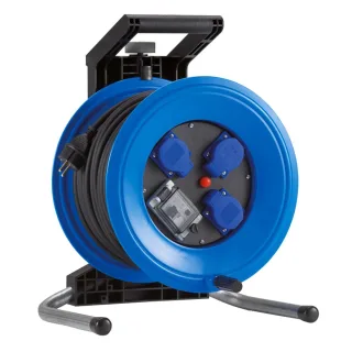 HEDI Kunststoff-Kabeltrommel Professional Plus Ø 320 mm, schwarz - K350N2TFI