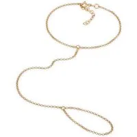 Elli Armband Handkette Weiß 925 Silber, mit Kristallen von Swarovski®