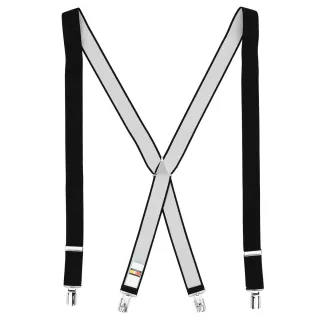 LINDENMANN - Hosenträger LINDENMANN X-Form schwarz - Gr. - 120