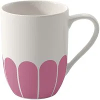 Villeroy & Boch Becher Fleur cassis Henkelbecher 0,29l, Premium Porcelain