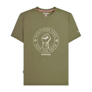 Lambretta - "Northern Soul" T-Shirt für Herren (Khakigrün)