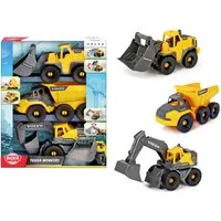 Dickie Toys Spielzeug-Baumaschine Volvo Tough Work Force, (Set, 3-tlg)