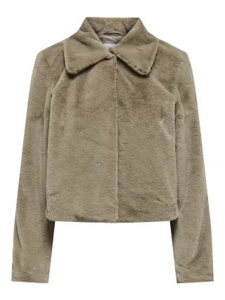 JDY - JDYMACY LIFE FAUX FUR JACKET OTW NOOS - Gr. - XS