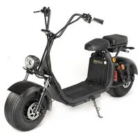 ENEWAY E-Scooter Coco II schwarz, 45,00 km/h, (Set, COCO II 2000W 45 km/h 20AH Lithium), mit Straßenzulassung