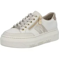 Rieker Plateausneaker Schnürschuh, Halbschuh, Freizeitschuh mit seitlichem Reißverschluss