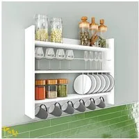 Skye Decor Wandregal 100% MELAMINE COATED PARTICLE BOARD, 65 cm x 15 cm x 85 cm N1302