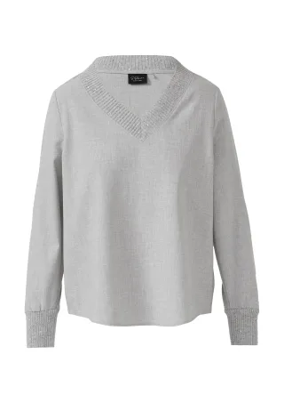 s.Oliver BLACK LABEL - Bluse grau - Gr. - 40