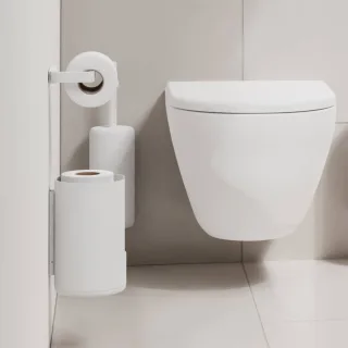 Zone Denmark Toilettenpapier Aufbewahrung hängend Rim | Wandmontage weiß
