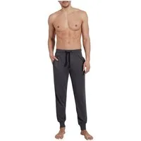 GÖTZBURG Schlafhose GÖTZBURG Herren Lange-Hose grau melange (1-tlg)