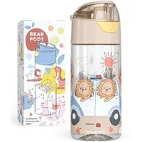 BEARFOOT Trinkflasche Trinkflasche Kinder, leichte Wasserflasche - Polizei Löwen