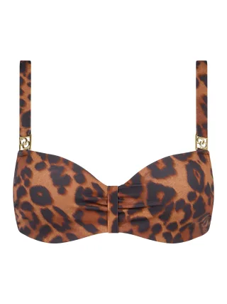 Chantelle Lingerie - Sauvage Balconette Memory Bikini BH white leopard - Gr. - 85 C