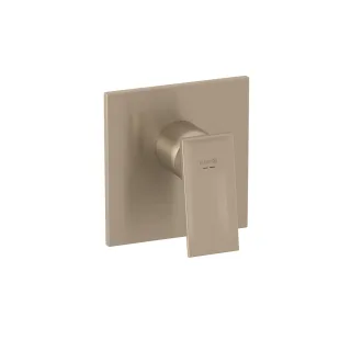 KLUDI-DECUS Unterputz-Brause-Einhandmischer, Feinbau-Set mit Funktionseinheit Stainless Brushed Nick 54755N575
