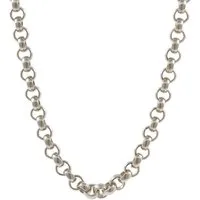HOPLO Silberkette Silberkette Erbskette Länge 45cm - Breite 4,1mm - 925 Silber, Made in Germany