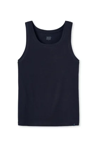 SCHIESSER - Shirt 0/0 blauschwarz - Gr. - 7
