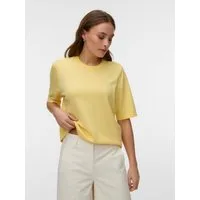 Vero Moda Kurzarmpullover VMSILJE 2/4 O-NCK OVERSIZE PULL GA NOOS Viskosemischung, oversize