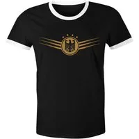MoonWorks Print-Shirt Herren Deutschland Fußball EM-Shirt 2024 Fußballeuropameisterschaft mit Print