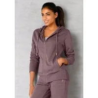 Bench. Loungewear Sweatjacke mit Taschen und Zipper, Loungeanzug