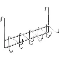 Hettich Garderobenleiste Hettich Türgarderobe 5 Doppelhaken 43,0 x 15,5 x