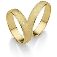 Firetti Trauring Schmuck Geschenk Gold 375 Hochzeit Ehering "LIEBE", Made in Germany, wahlweise mit oder ohne Brillant