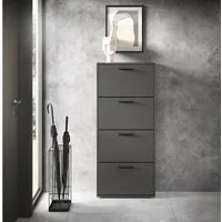 HBZ Schuhkipper Sam Schuhkipper, Schuhschrank BxHxT 59x136x17 cm (1 St), mit 4 Klappen