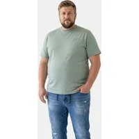 Men Plus T-Shirt T-Shirt Basic Halbarm Rundhals