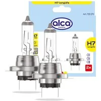 alca KFZ-Ersatzleuchte H7 KFZ Auto Leuchtmittel universal 12 V 55 W Sockel: Px26d, 2 St.