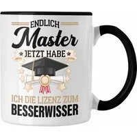 Trendation Tasse Trendation - Master Abschluss Geschenk Tasse Bestanden Studium Prüfung