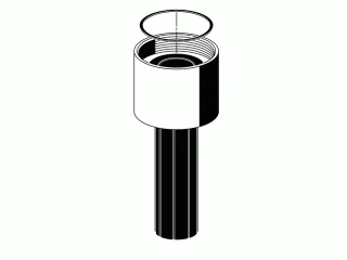 Schell Spülrohrverschraubung komplett f. WC BASIC/SILENT ECO/EDITION/ECO chrom 237670699