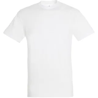 SOLS Herren Regent T-Shirt mit kurzen Ärmeln (Weiß)