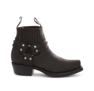 Grinders Unisex Braune Western-Lederstiefel-Renegade Lo