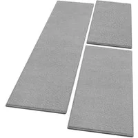 Floordirekt Hochflor-Bettumrandung Dynasty, verschiedene Farben & 3 Größen, Teppichläufer, Höhe 8.5 mm, (3-tlg), Velours