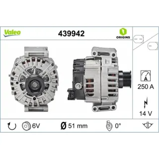 Valeo Generator Mercedes S-Klasse W222 439942
